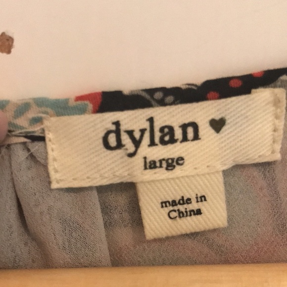 Dylan Boho Mini Dress Sz L - Picture 4 of 9